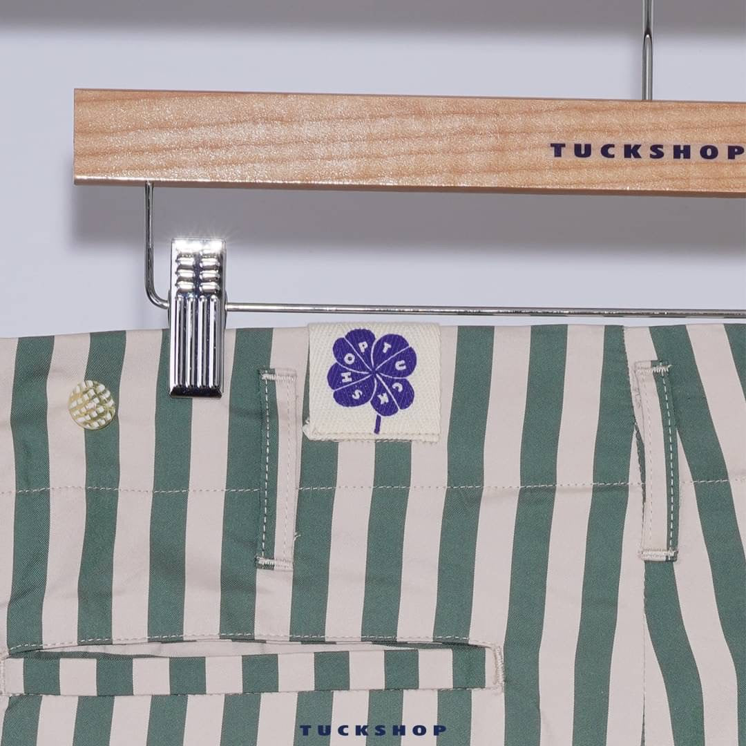 TUCKED TROUSERS