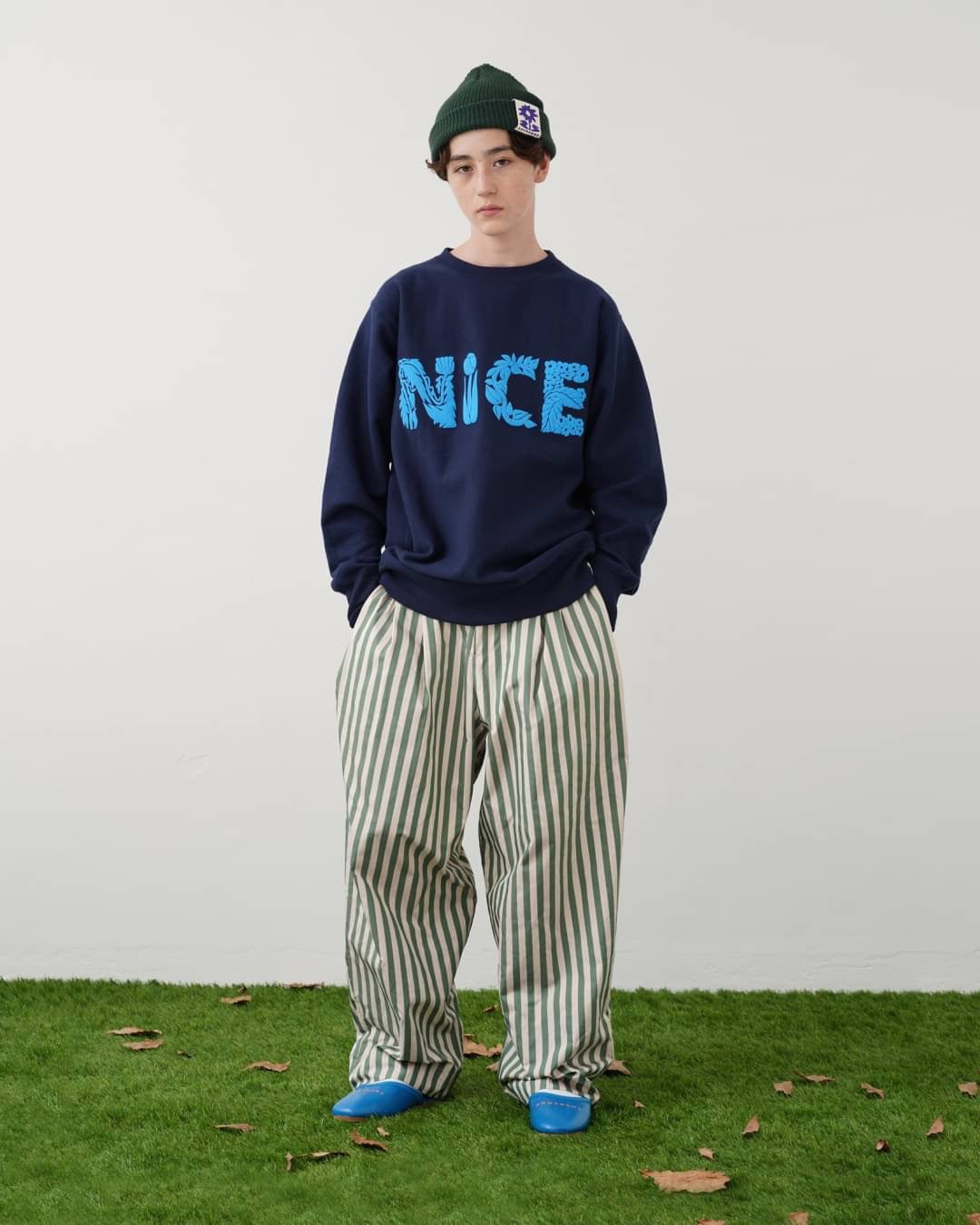 TUCKED TROUSERS