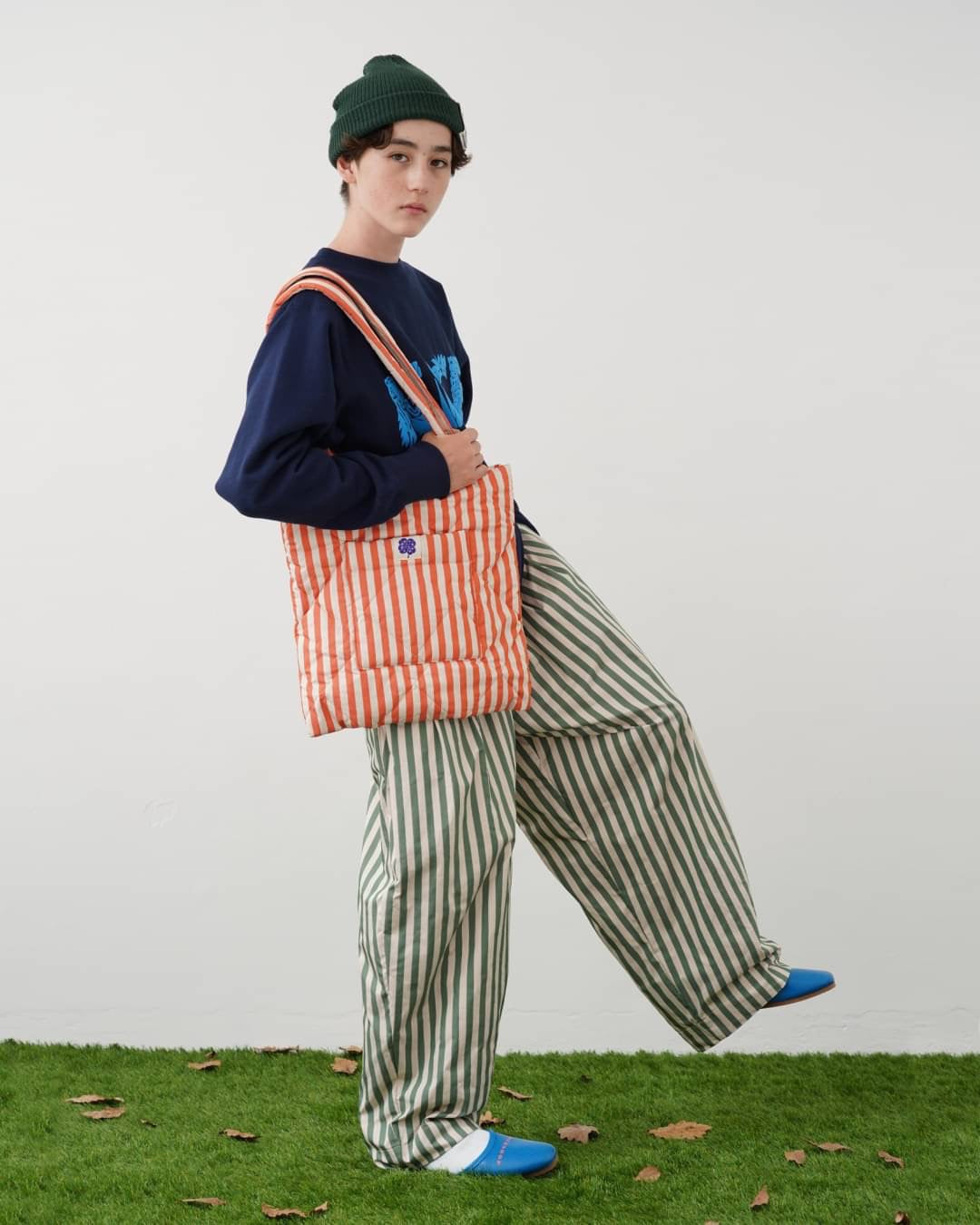 TUCKED TROUSERS