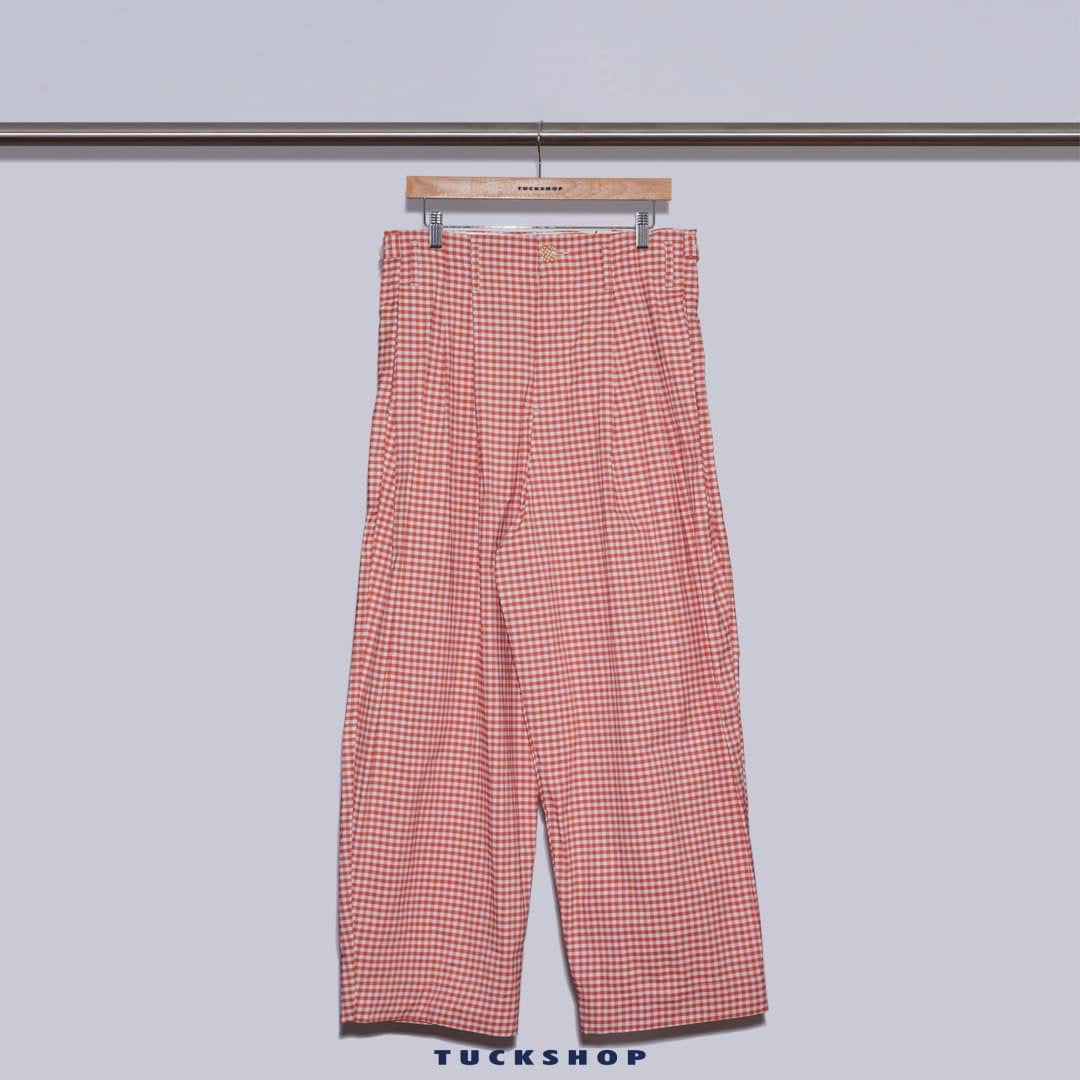 TUCKED TROUSERS