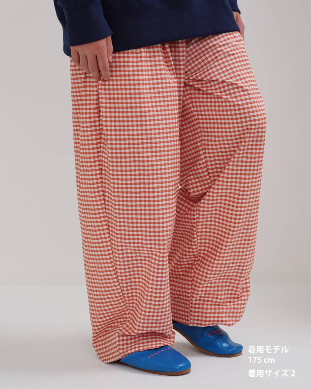 TUCKED TROUSERS