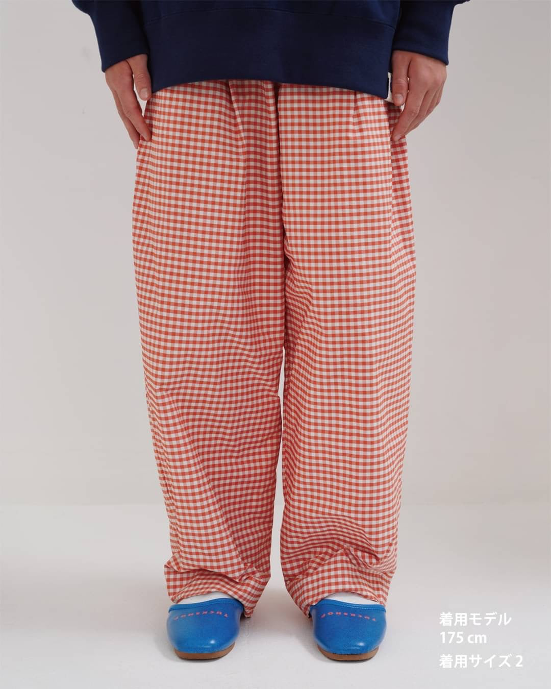 TUCKED TROUSERS