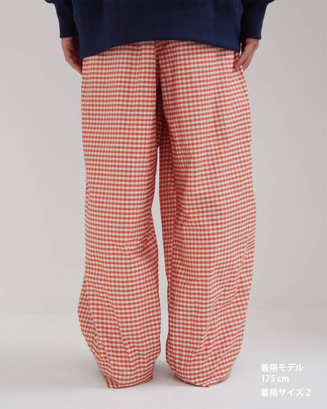 TUCKED TROUSERS