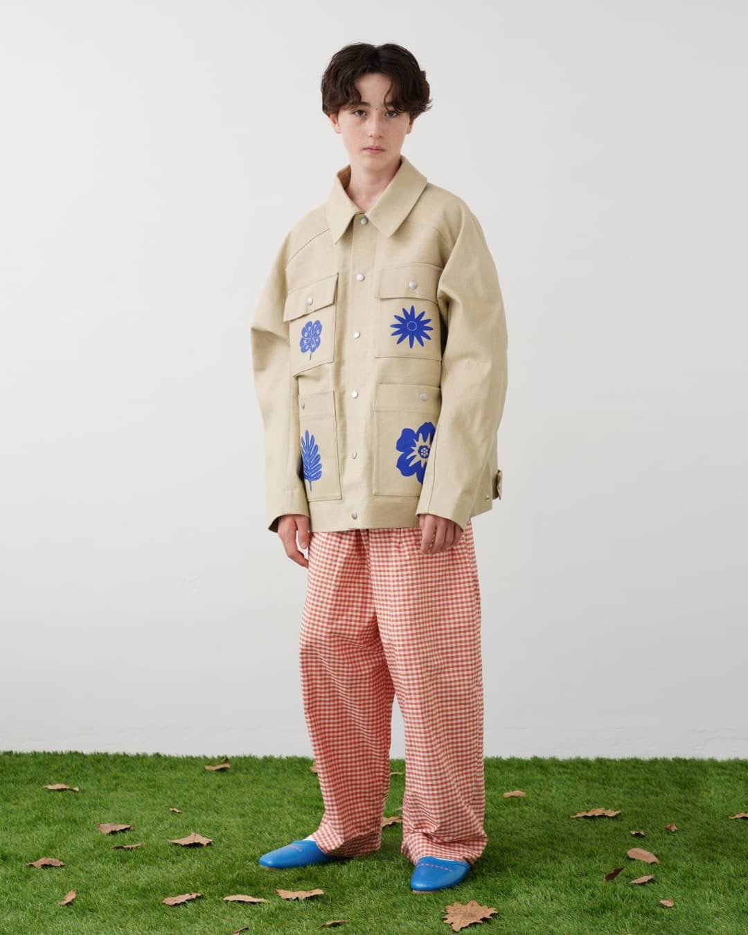 TUCKED TROUSERS