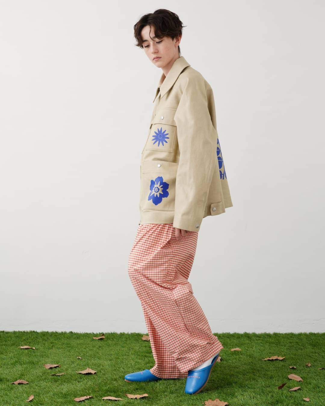 TUCKED TROUSERS