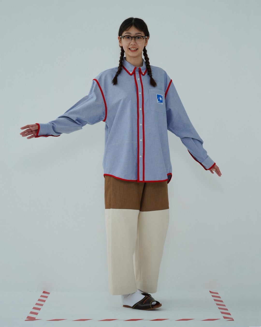 PIPING LONG SLEEVE SHIRT