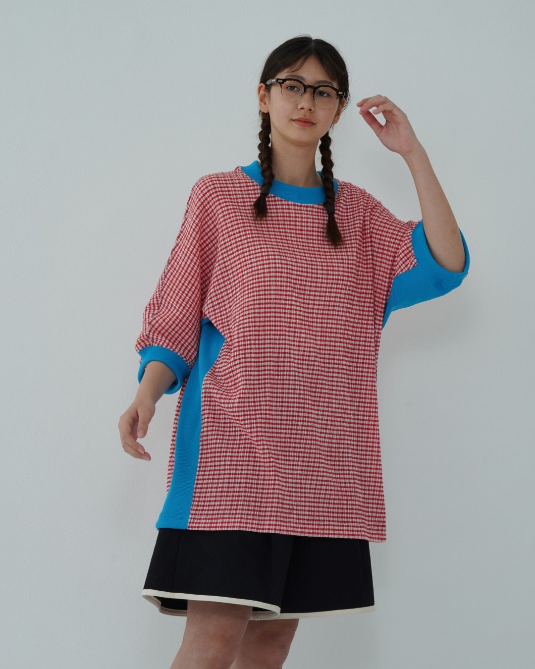 CHECK SHORT SLEEVE T-SHIRT