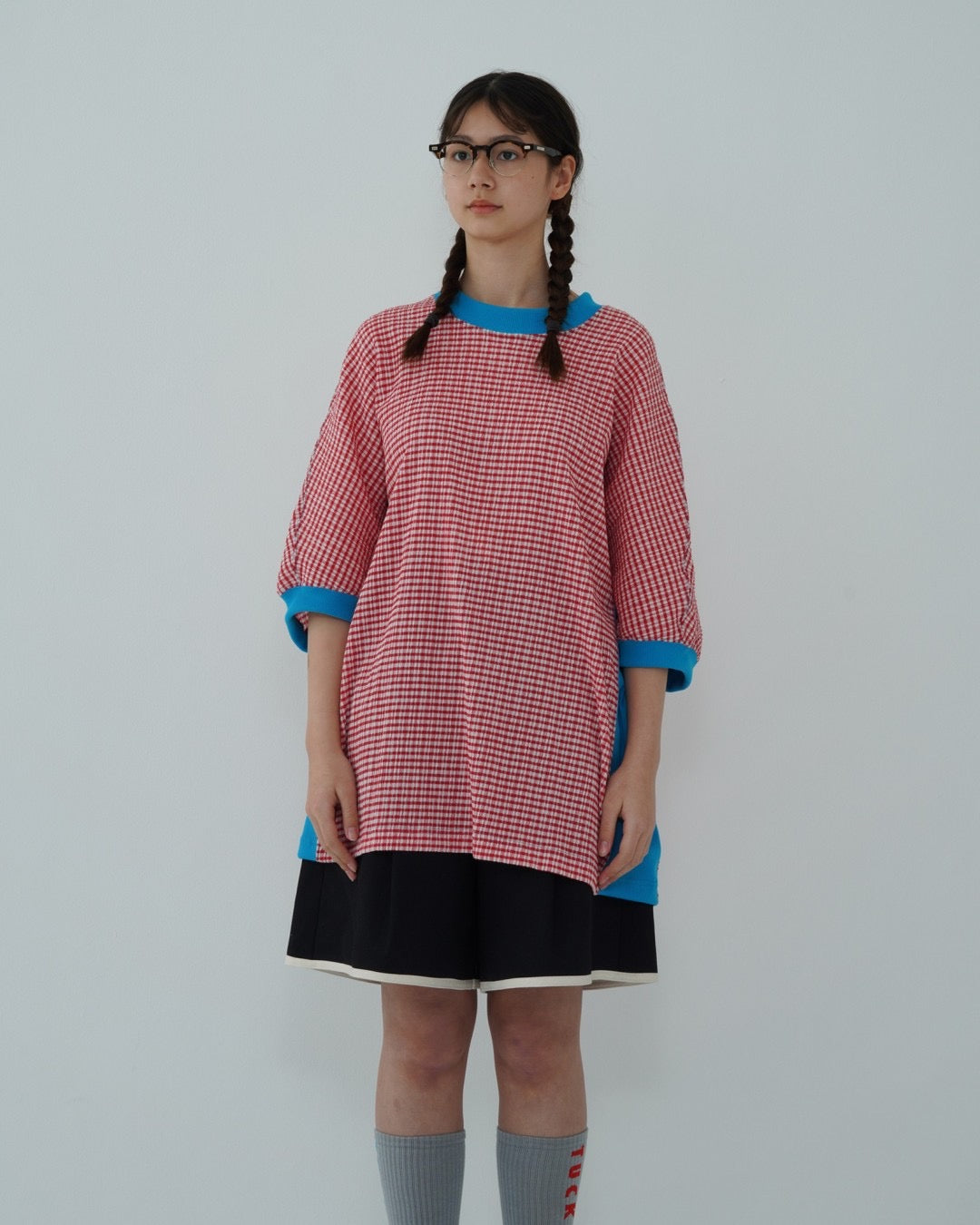 CHECK SHORT SLEEVE T-SHIRT