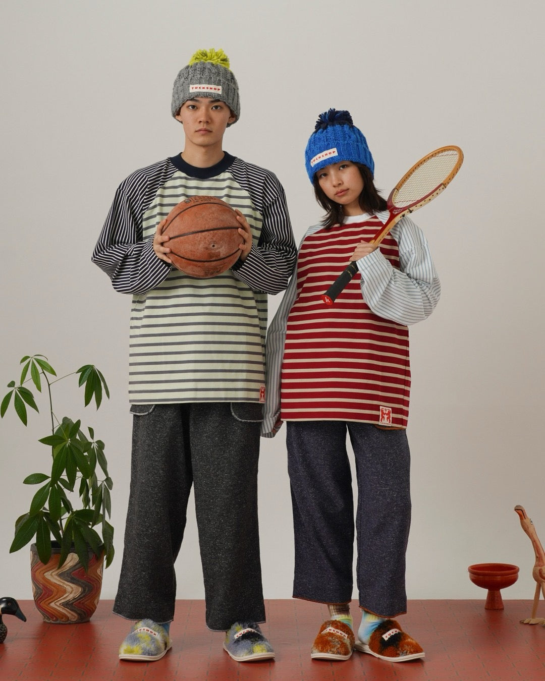 MULTICOLOR STRIPED LONG SLEEVE T-SHIRT｜TUCKSHOP 公式