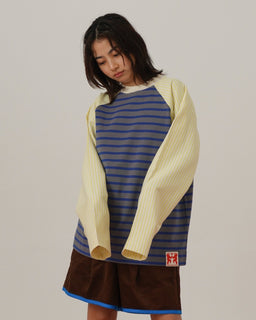 MULTICOLOR STRIPED LONG SLEEVE T-SHIRT