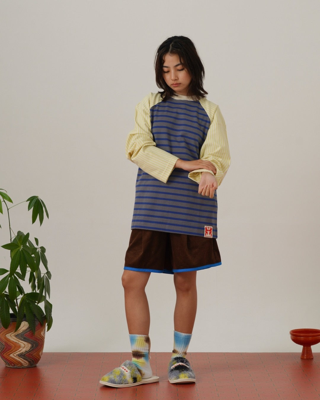 MULTICOLOR STRIPED LONG SLEEVE T-SHIRT