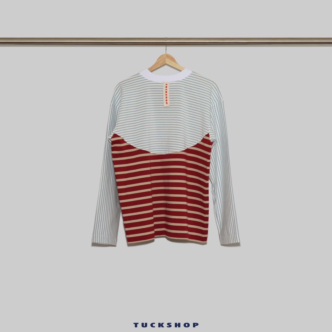 MULTICOLOR STRIPED LONG SLEEVE T-SHIRT