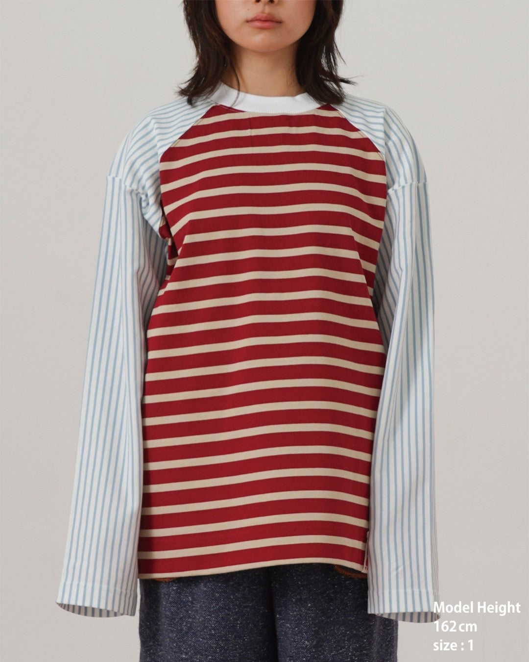 MULTICOLOR STRIPED LONG SLEEVE T-SHIRT