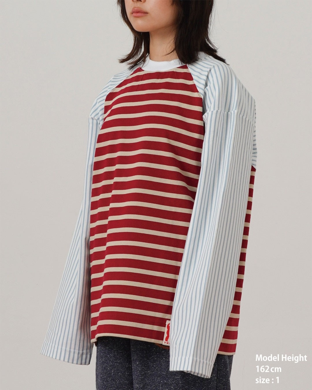 MULTICOLOR STRIPED LONG SLEEVE T-SHIRT