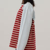 MULTICOLOR STRIPED LONG SLEEVE T-SHIRT