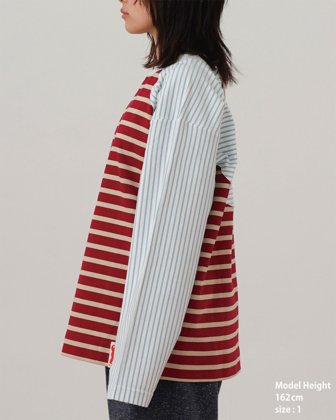 MULTICOLOR STRIPED LONG SLEEVE T-SHIRT