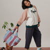 TIE DYE SHOULDER TOTE