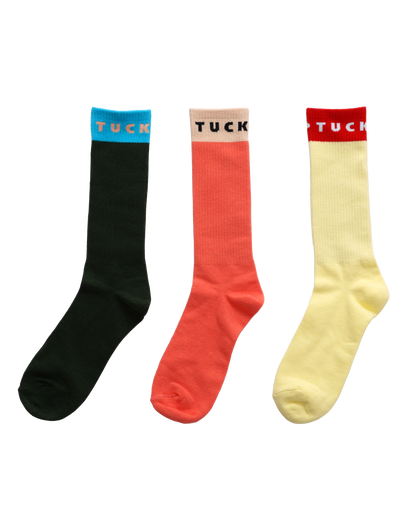 JACQUARD LOGO SOCKS