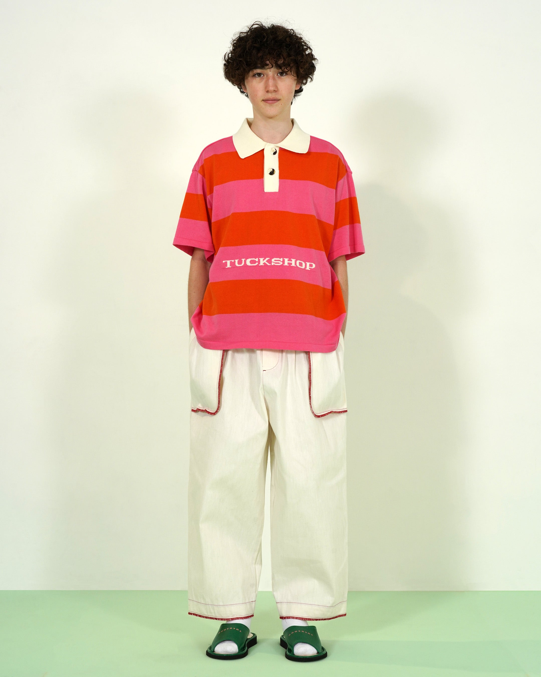 トップス BELPER KNIT shirt KNIT SHIRT – TUCKSHOP
