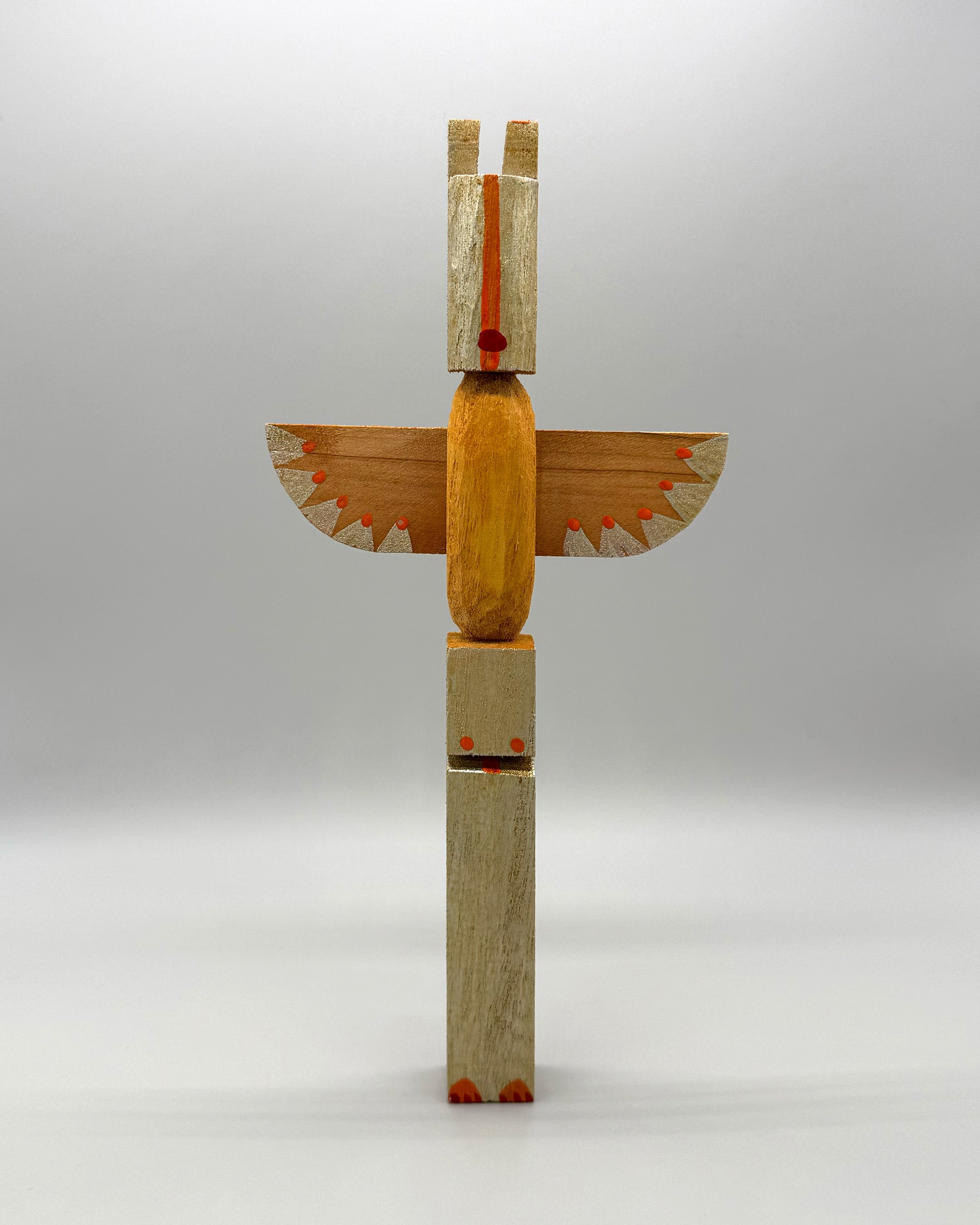 圧倒的存在感！魔除けの力を宿す 巨大ハンドメイド トーテムポール彫刻 TUCKSHOP x seto totempole