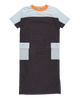 PANELED MAXI DRESS
