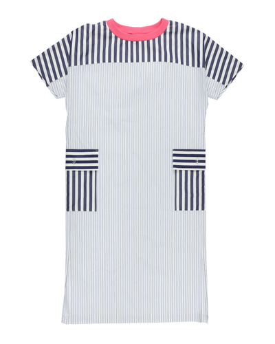 PANELED MAXI DRESS