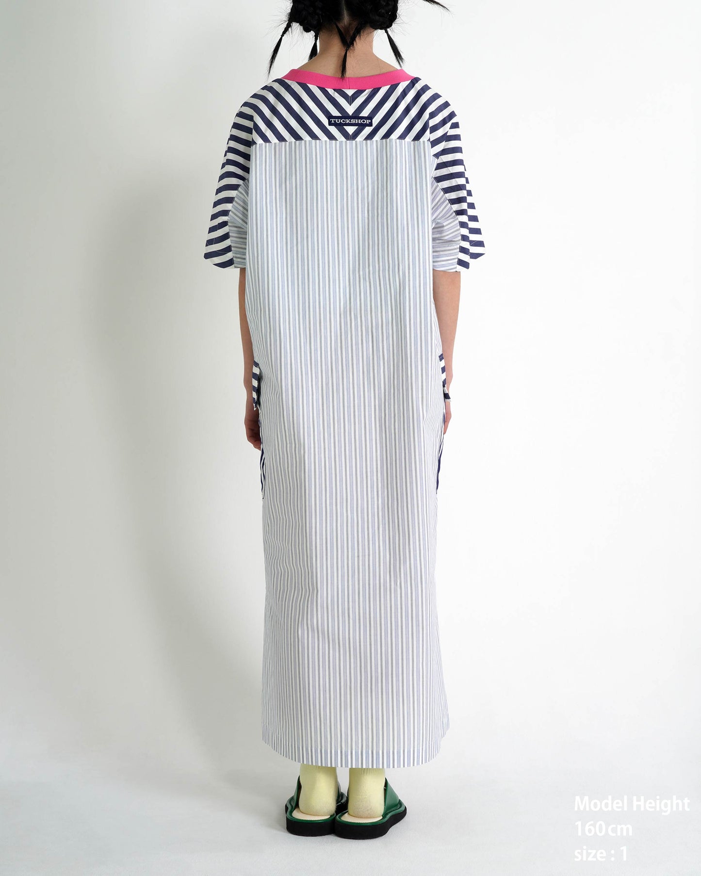 PANELED MAXI DRESS