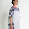 PANELED MAXI DRESS