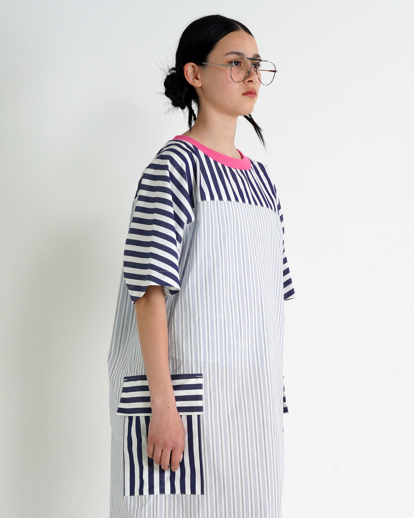 PANELED MAXI DRESS