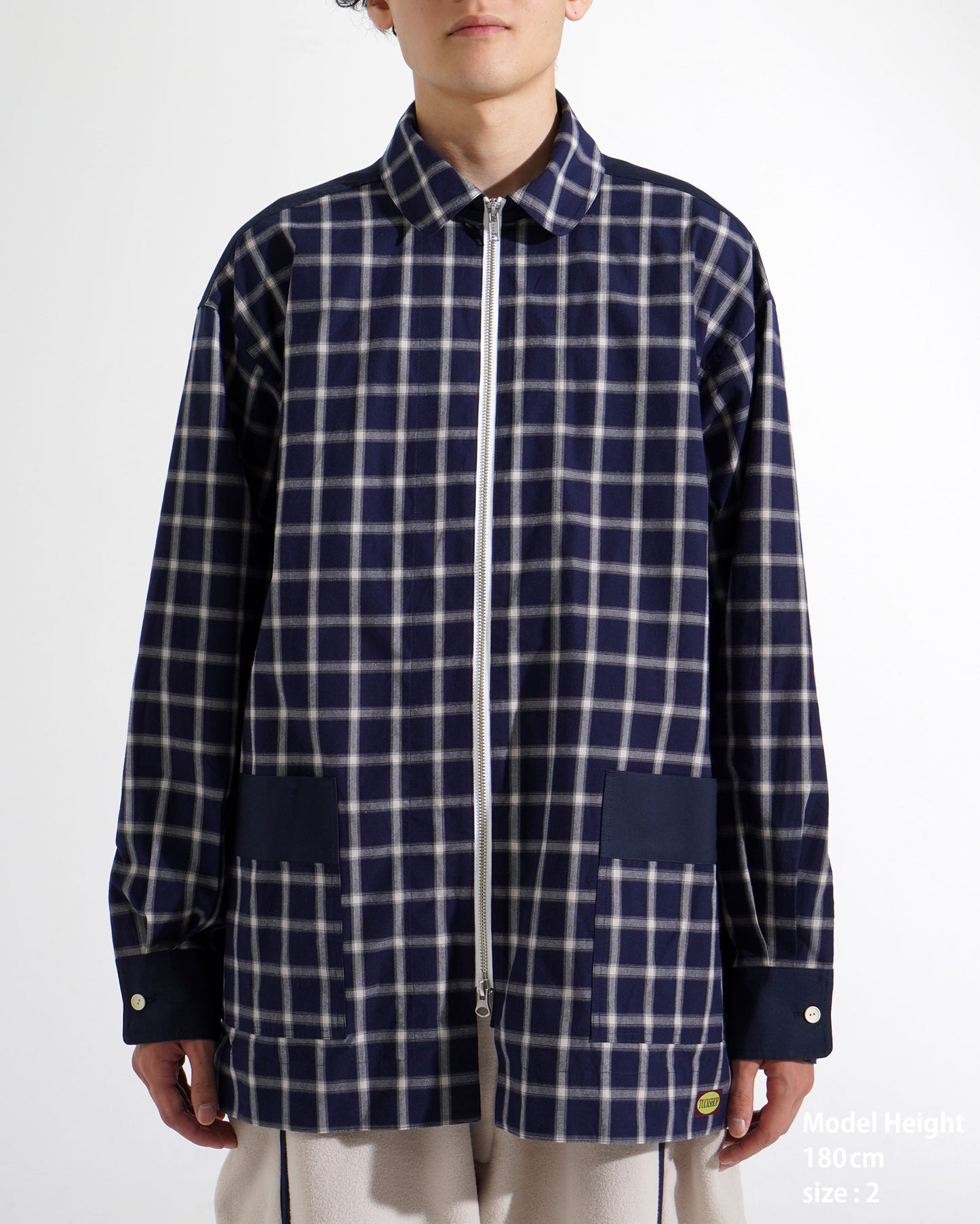 PANEL ZIP-UP SHIRT