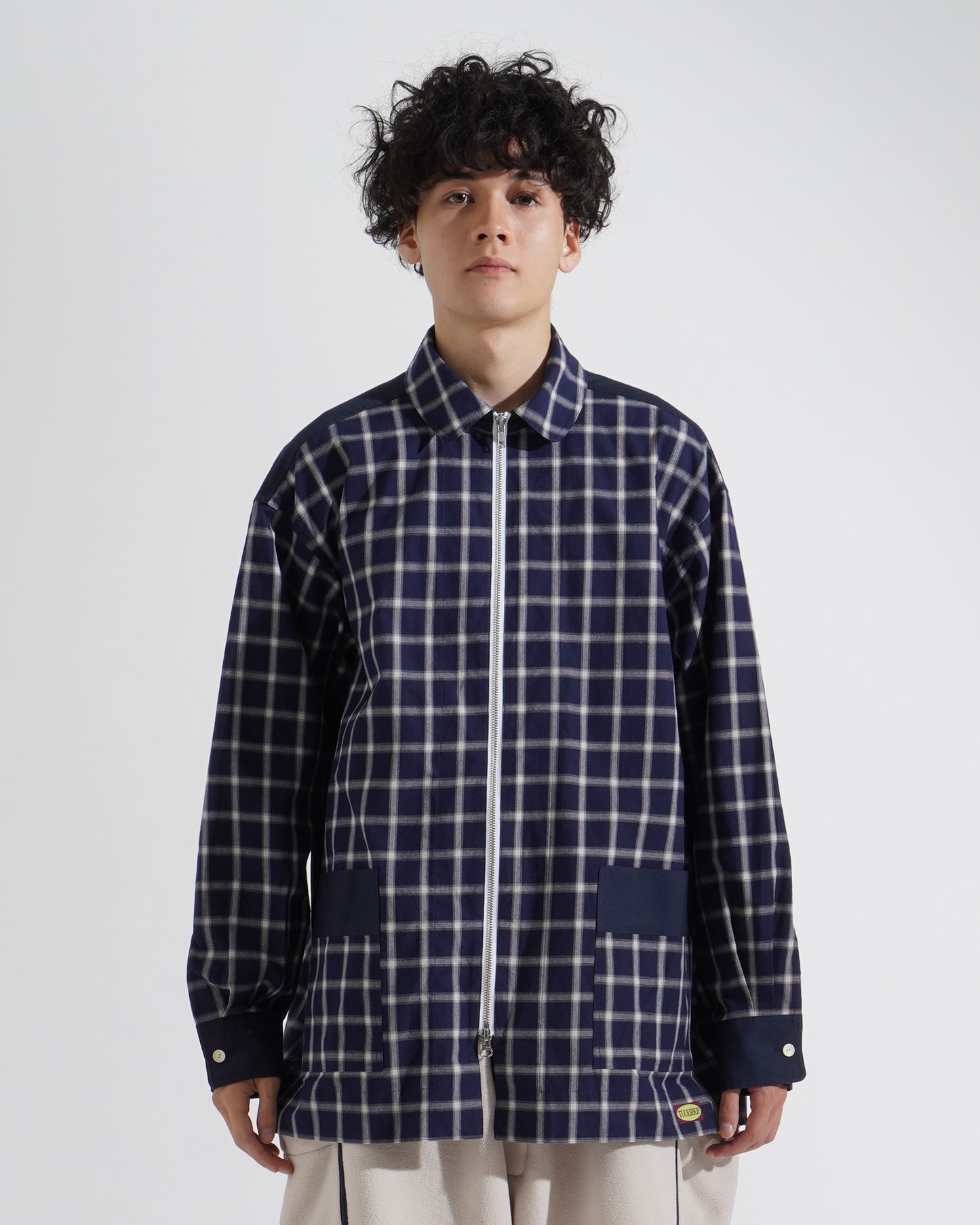 PANEL ZIP-UP SHIRT