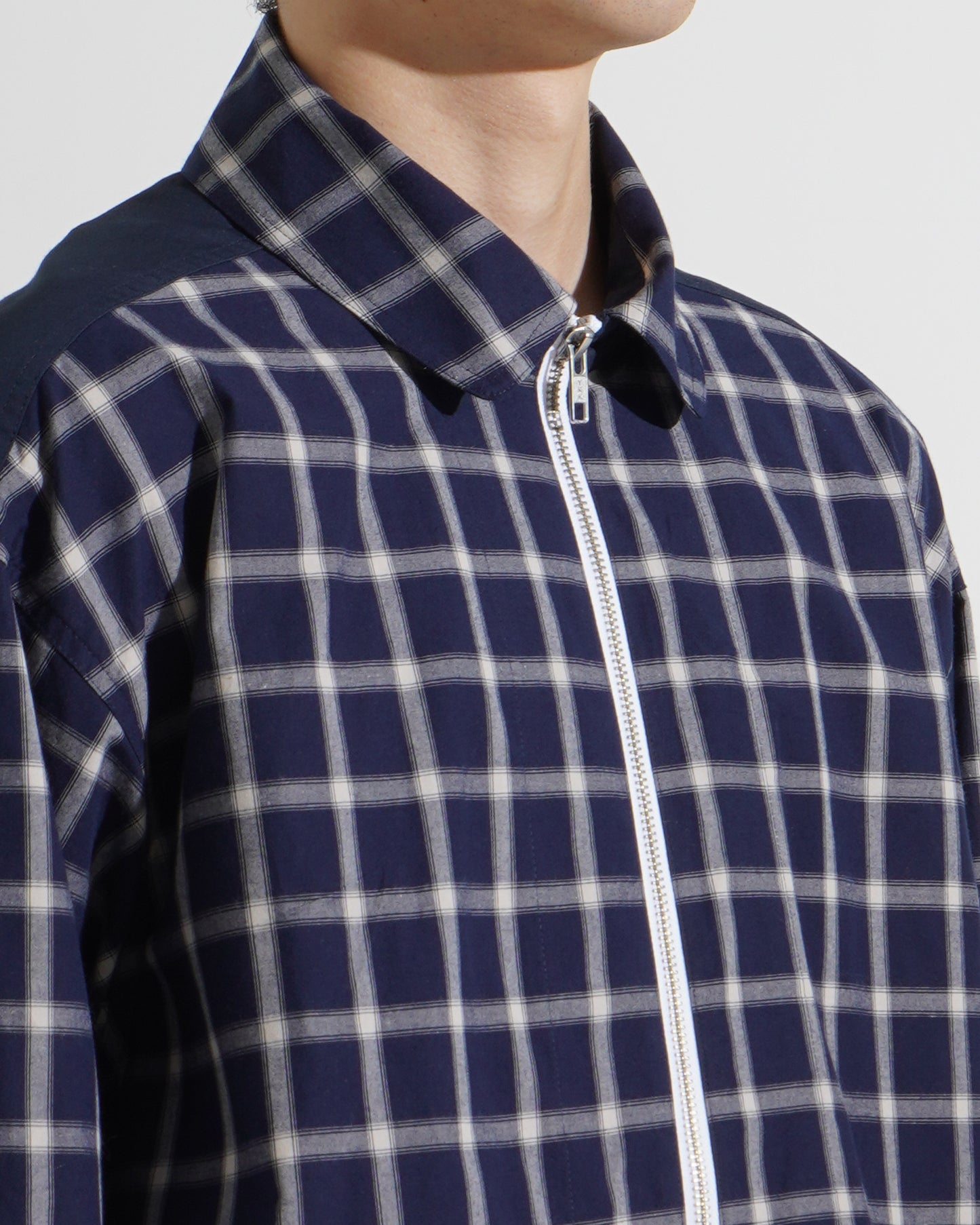 PANEL ZIP-UP SHIRT