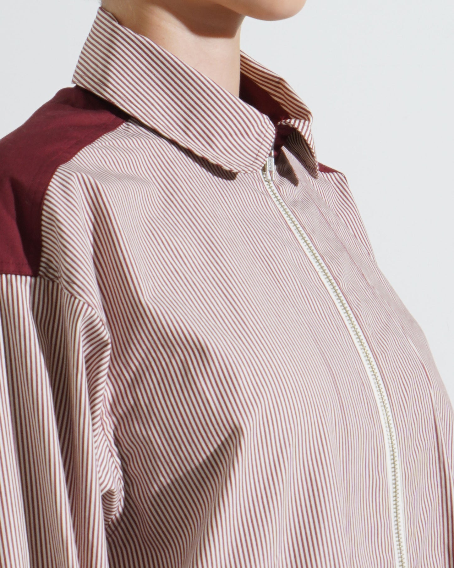 PANEL ZIP-UP SHIRT