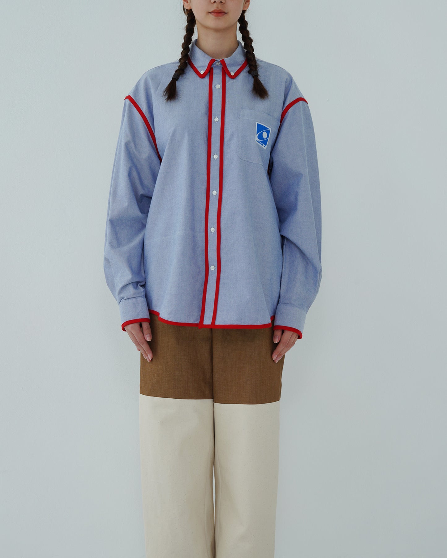 PIPING LONG SLEEVE SHIRT