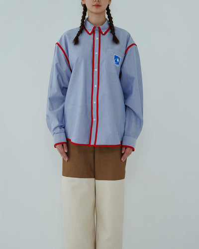 PIPING LONG SLEEVE SHIRT