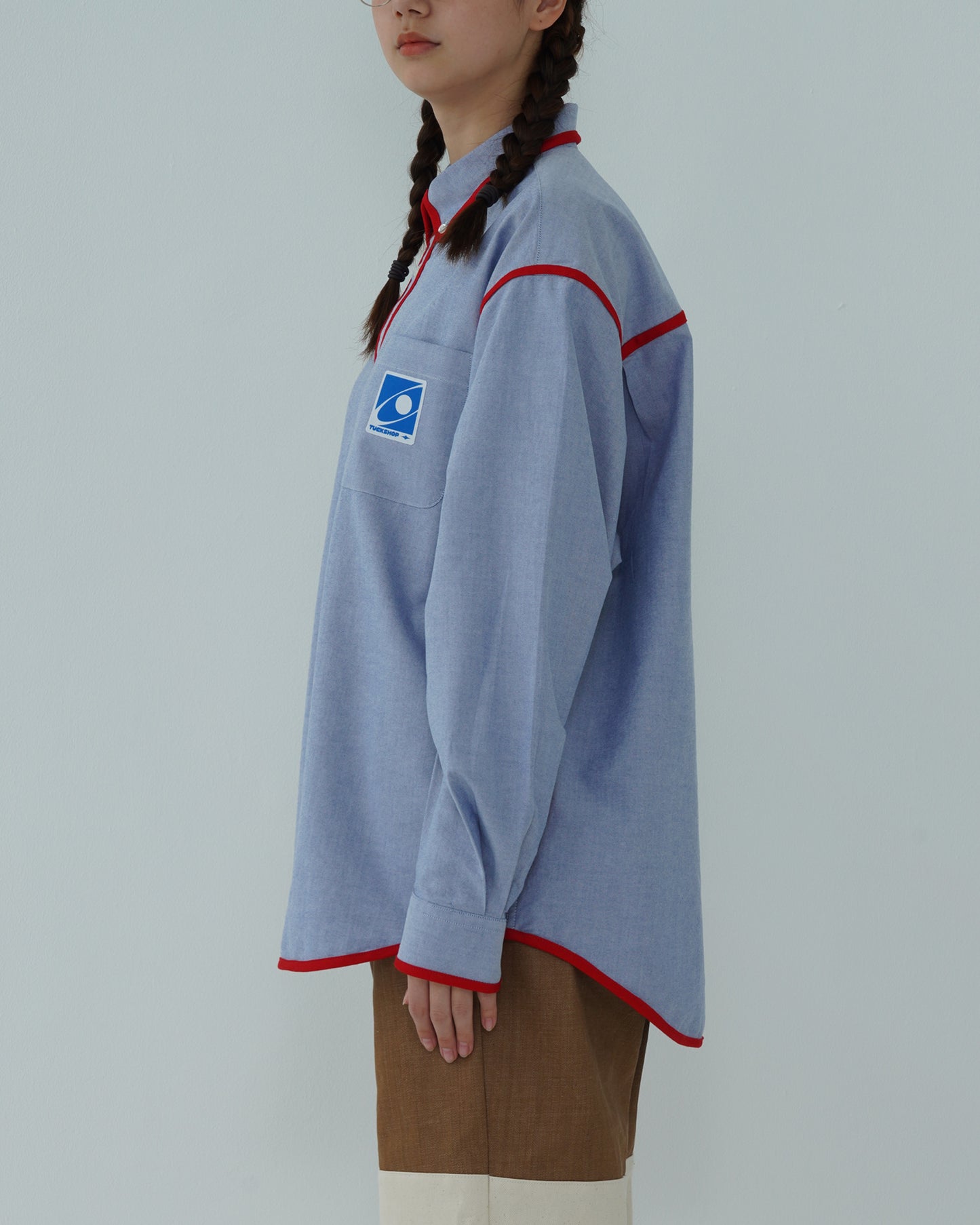 PIPING LONG SLEEVE SHIRT