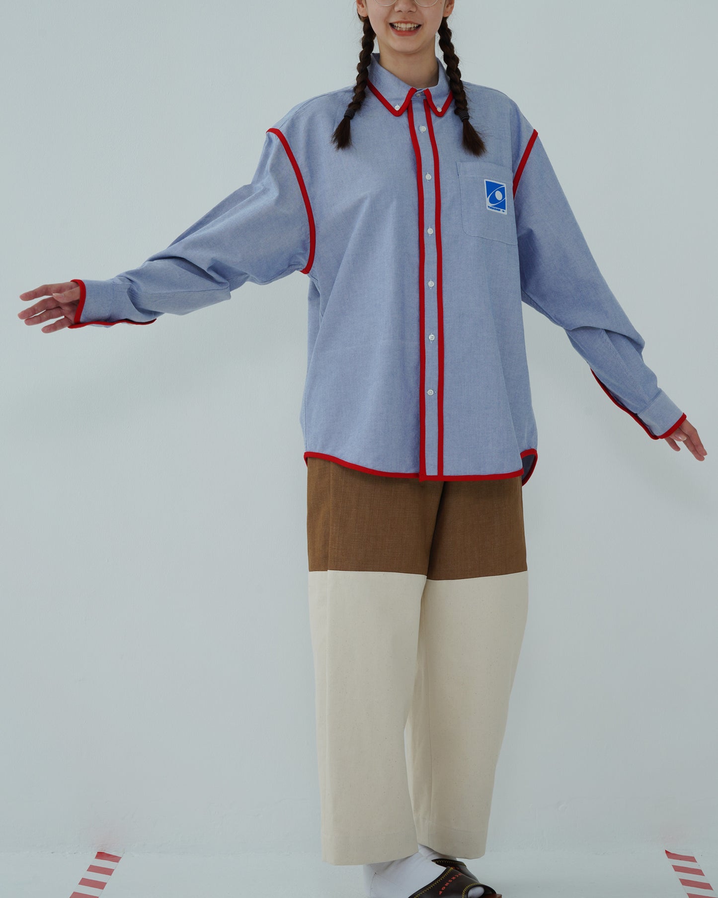 PIPING LONG SLEEVE SHIRT
