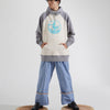 PRINTED RAGLAN HOODIE