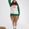 PRINTED RAGLAN HOODIE