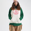 PRINTED RAGLAN HOODIE