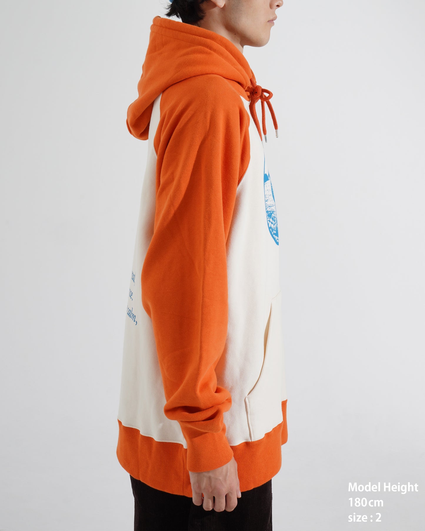 PRINTED RAGLAN HOODIE