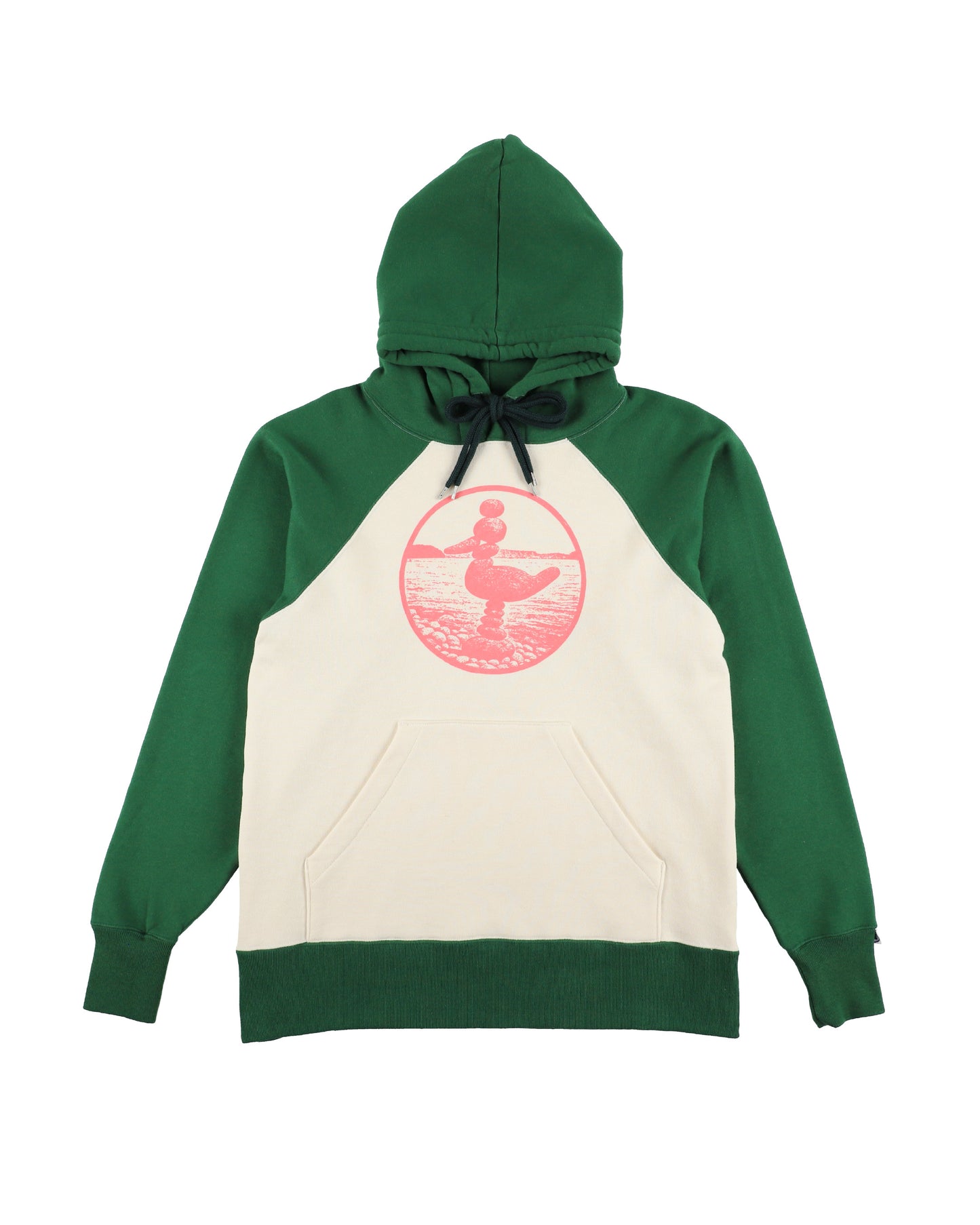 PRINTED RAGLAN HOODIE