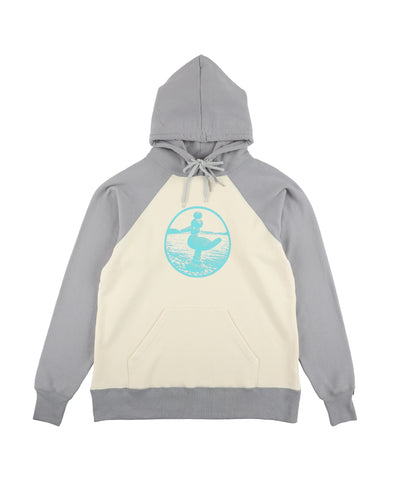 PRINTED RAGLAN HOODIE