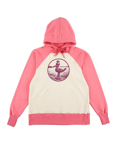 PRINTED RAGLAN HOODIE