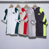 RALLY T-SHIRT / beige & red