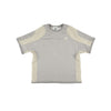 RALLY T-SHIRT / gray & ivory