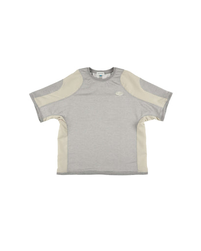 RALLY T-SHIRT / gray & ivory