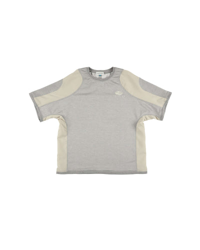 RALLY T-SHIRT / gray & ivory