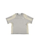 RALLY T-SHIRT / gray & ivory