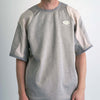 RALLY T-SHIRT / white & dark green